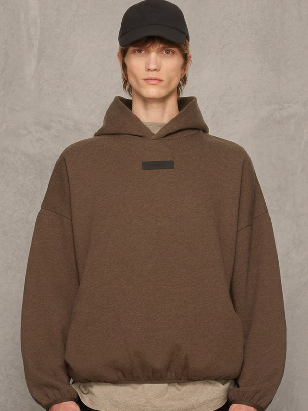 Brown Essentials Hoodie