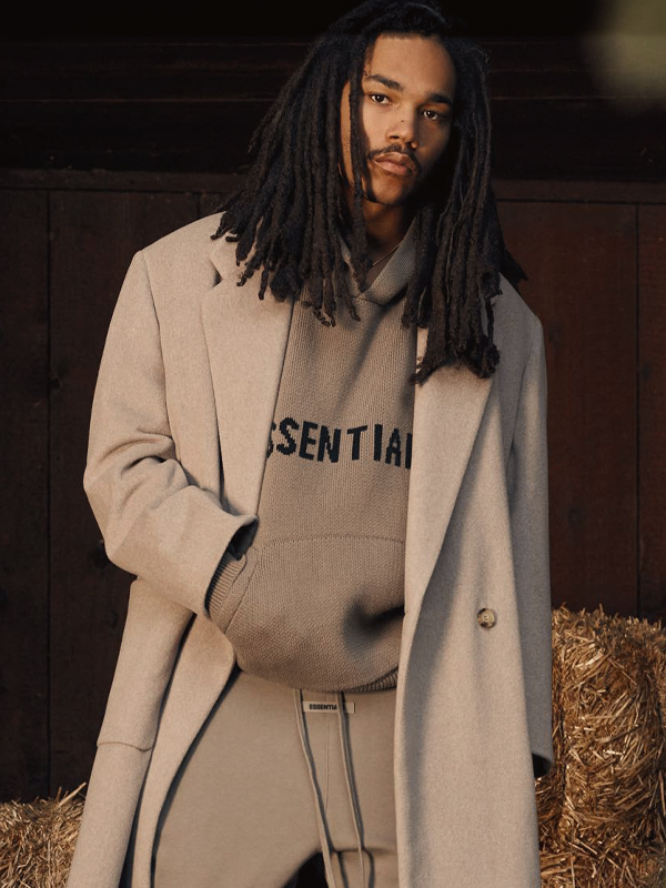 Grey Essentials Hoodie